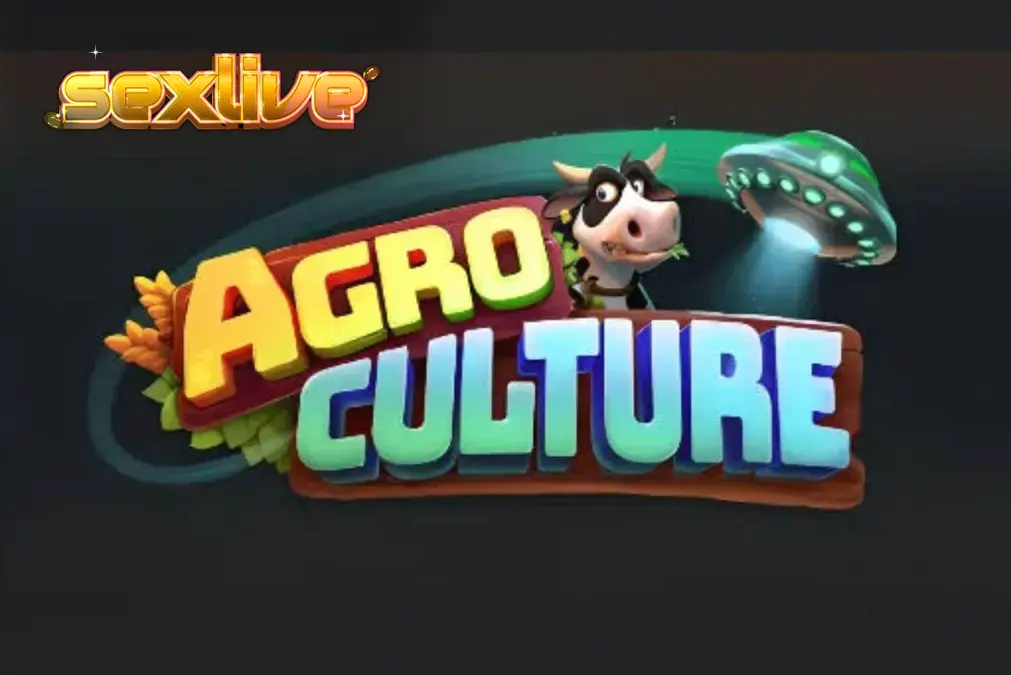 Giao diện trò chơi slot AgroCulture với hình ảnh nông trại và tàu vũ trụ